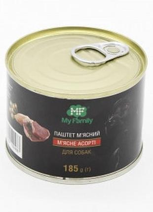My family паштет мясной ассорти 185 гр.