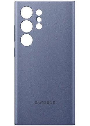 Шкіряний чохол leather case (aaa) для samsung galaxy s24 ultra violet