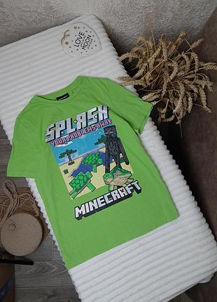 Футболка от minecraft 10-11 лет (140-146)
