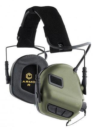 Активні навушники earmor m31 олива