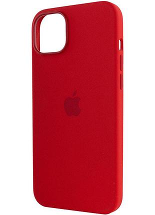 Чехол silicone case (aaa) with magsafe для apple iphone 14 (6.1") красный / red 6