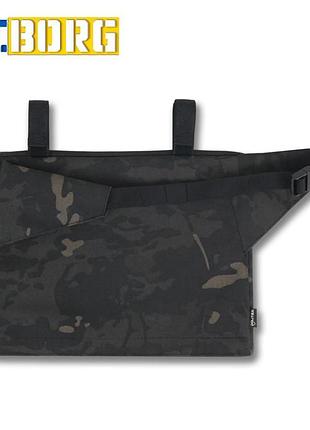 Каремат-сидушка militex 20mm cordura black multicam під броню