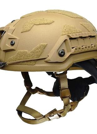 Кевларовий шолом protection group denmark arch stanag 2920: 660 м/с койот
