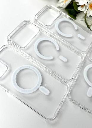 Magsafe clear case для iphone - прозрачная защита, примагничивающая!