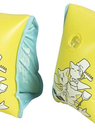 Детские нарукавочки для плава арена arena friends soft armband 95244-310