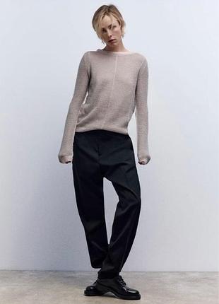 Тонкий светр із альпаки та вовни zara