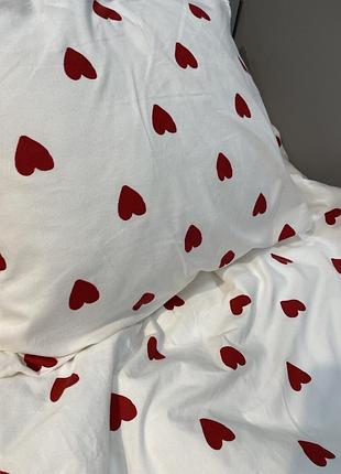 Ikea.байковые теплые комплекты постельного белья с сердечками barndröm . икеа . в наличии .