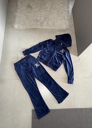 Juicy couture велюровий спортивний костюм кльош клёш спортивный велюровый велюр