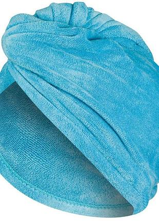 Полотенце для волос aqua speed head towel 9332 голубой жин 25х65 см dt-146-02, цвет голубой, разм dt-146-02