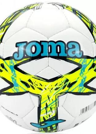 М'яч футбольний джома оригінал joma dali iii білий, салатовий уні 5 401412.216.5