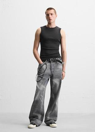 Новые джинсы клеш zara с биркой