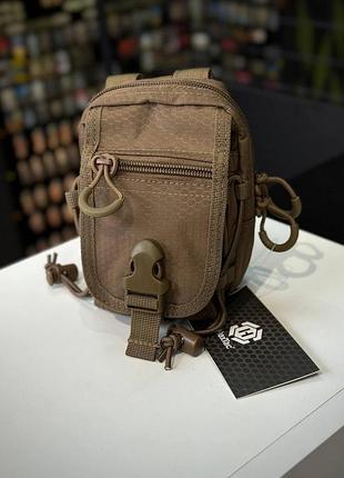 Подсумок ременьный mil-tec hextac - койот
