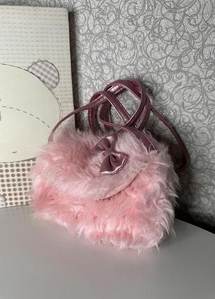 💖 рожева сумочка зі стріпсою