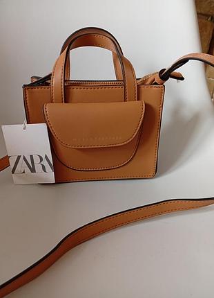 Міні сумка cross body bag zara