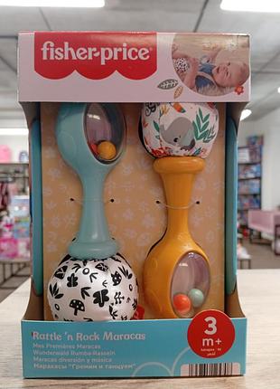 Іграшкові брязкальця fisher-price rattle 'n rock