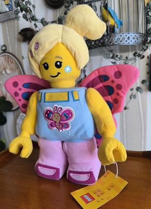 Оригінальна плюшева фігурка lego (дівчинка-метелик)