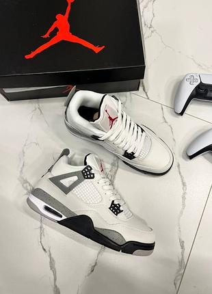 Jordan 4 retro white cement 2