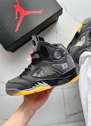 Jordan 5 retro off-white muslin 3
