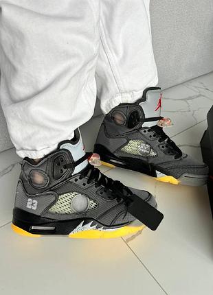 Jordan 5 retro off-white muslin 4