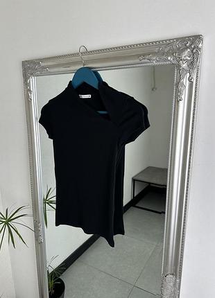 Футболка zara чорного кольору