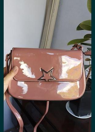 Сумка, клатч, лак