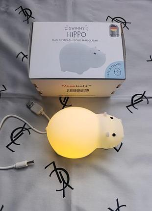 Сенсорна лампа megalight swimmy hippo