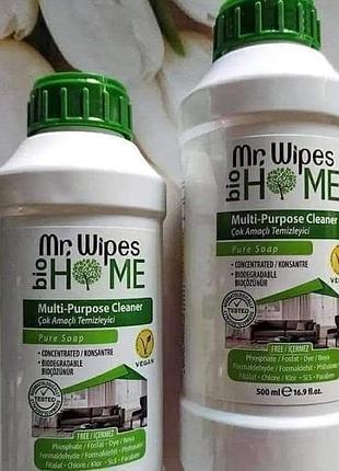 ✨ концентрированный мультифункциональный очиститель mr.wipes, 1000 мл
“белые цветы” (1001590) или “чистота” (1001589)