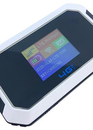 Роутер wifi модем мобильный 4g olax mt 80 олакс маршрутизатор два выхода под антенну аккумулятор 3000 мач