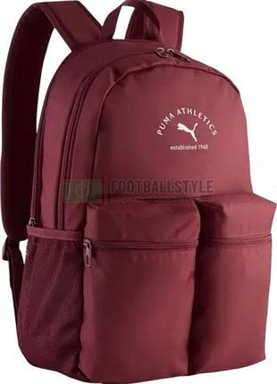 Рюкзак puma phase class backpack 20l бордовый дит 44,5 x 30 x 14 см 091734-20