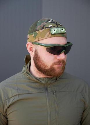 Doker-cap літня з сіткою (докерка, кепка без козирка, з ліпучкою) мультикам