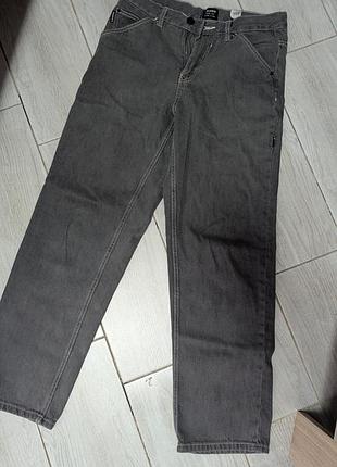 Джинсы cropp серые straight fit (размер...)