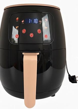 Аэрогриль фритюрница мультипечка на 6 литров 2400 w kzg31 сенсорная