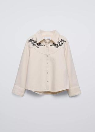 Джинсова сорочка zara 13-14 років зріст 164