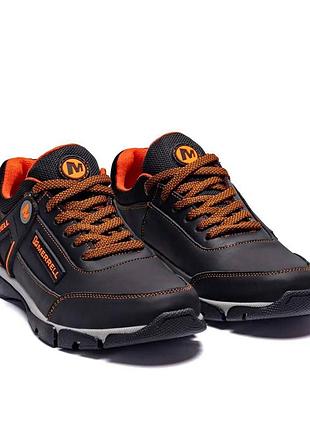 Демисезонные кожаные кроссовки merrell