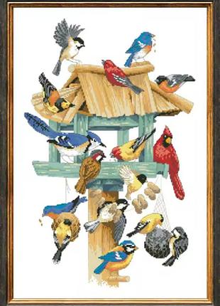 Набор для вышивания "feasting frenzy ". aida 14ct, 34*52 см без нанесения на канву схемы