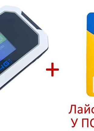 4g роутер olax олакс mt 80 wifi под сим карту аккумулятор 3000 mah два выхода под антенну + лайф безлимит