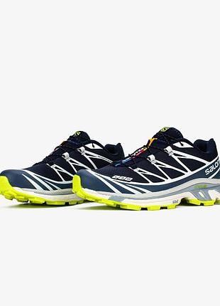 Демисезонные кроссовки salomon xt-6 цвет синий
