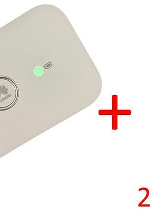 Роутер huawei e5573-320 wifi 4g lte модем сим карта 150 мбит lte900 ts9 mimo до 10 устройств 1500 mah + 2 антеннны 5 dbi