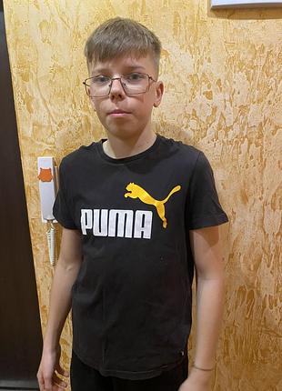 Футболка puma оригінал чорного кольору