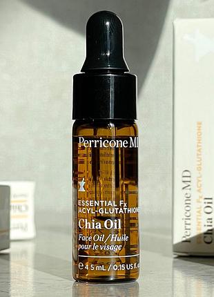 Масло для лица perricone md essential fx acyl-glutathione chia oil 4.5 ml