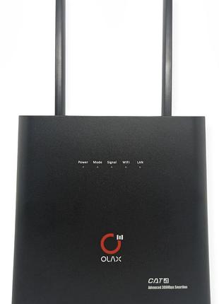 4g роутер olax олакс ax9 pro wifi модем под сим карту 4g модемом две антенны мобильный