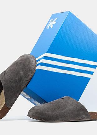 Тапочки adidas adimule grey повседневные