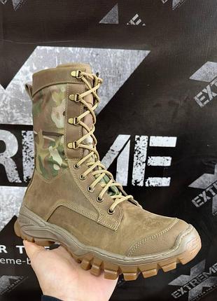 Тактические летно-весенние берцы вставки cordura tactical boots койот /мультикам