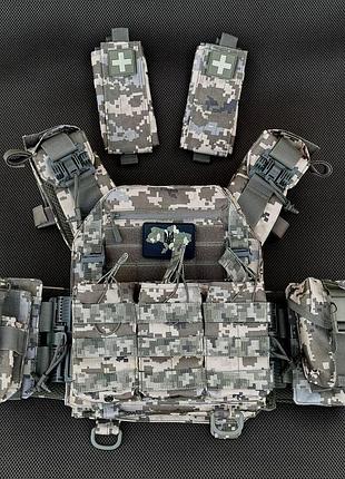 Плитоноска gen.9 + 5 підсумків піксель