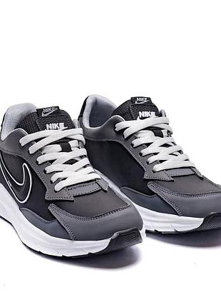 Демисезонные кожаные кроссовки nike