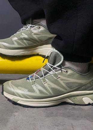 Демисезонные кроссовки salomon xt-6 хаки