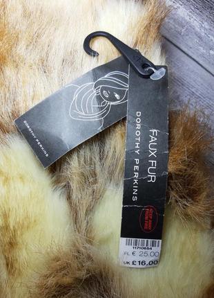 Очень крутой хомуд dorothy perkins faux fur.искуственый мех2 фото
