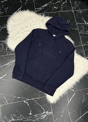 Темно-синій худі lacoste 2