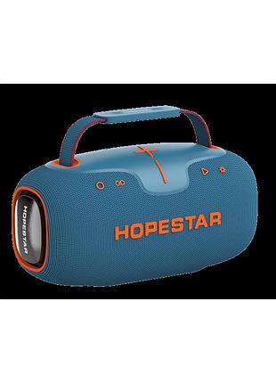 Портативна колонка hopestar party 150 з rgb-підсвіткою синя
