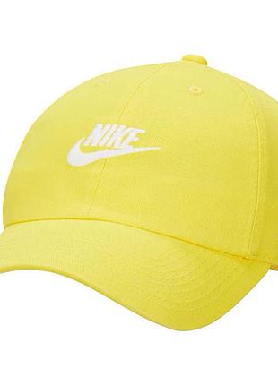 Кепка nike u nsw h86 futura wash cap желтый уни osfm 913011-732